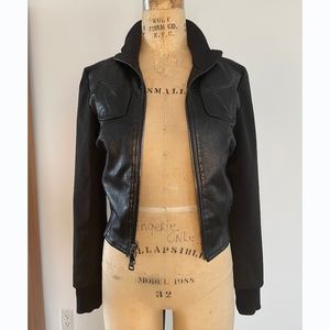 Louis Verdad Leather Bomber Jacket